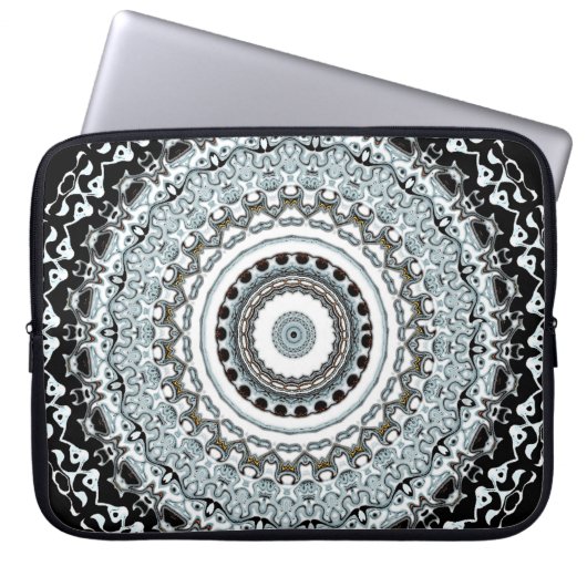 Mandala-Monster 2 Laptopschutzhülle (Vorderseite)