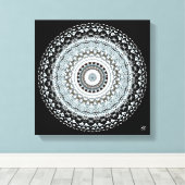 Mandala-Monster 2 Leinwanddruck (Insitu (Holzboden))