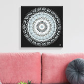 Mandala-Monster 2 Leinwanddruck (Insitu (Wohnzimmer))