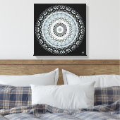 Mandala-Monster 2 Leinwanddruck (Insitu (Schlafzimmer))