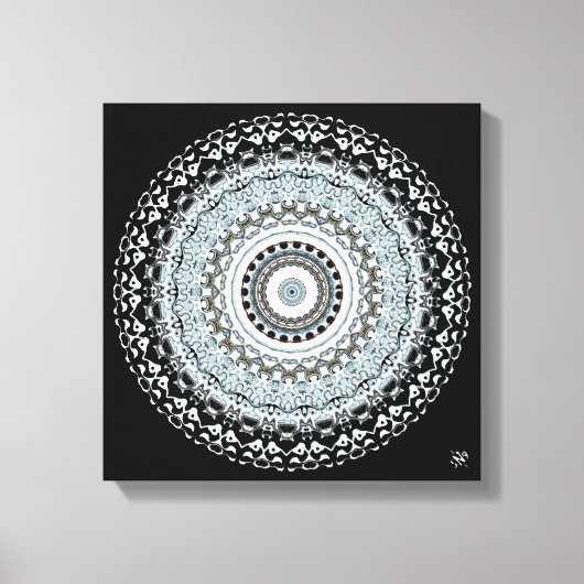 Mandala-Monster 2 Leinwanddruck (Vorderseite)