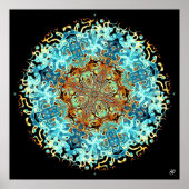 Mandala-Monster 4 Poster (Vorne)