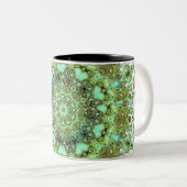 Mandala-Monster Zweifarbige Tasse (VorderseiteRechts)