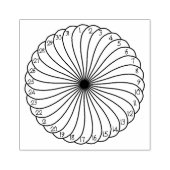 Mandala Monthly Tracker für Bujo Wood Art Briefmar Gummistempel (Prägung)