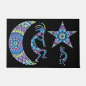 Mandala Moon Star Kokopelli Doormat Fußmatte (Vorderseite)