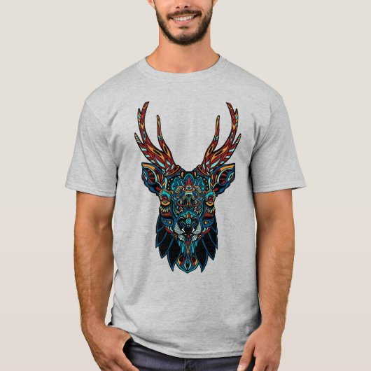 Mandala Moose T-Shirt (Vorderseite)