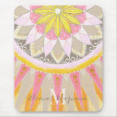 Mandala Morning Sun modische Mousepad (Vorne)