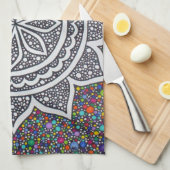 Mandala Mosaic 2025 Geschirrtuch (Viertel Falte)