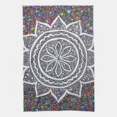 Mandala Mosaic 2025 Geschirrtuch (Vertikal)