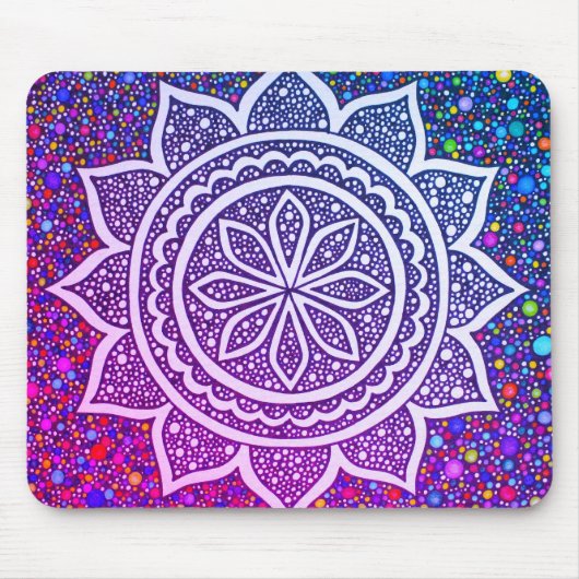 Mandala Mosaic 2025 Mousepad (Vorne)