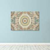 Mandala Mosaic Wall Art Leinwanddruck (Insitu (Holzboden))