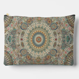 Mandala Mosaic Zippered Pouch Zubehörtasche