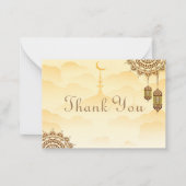 Mandala Mosque Vielen Dank Mitteilungskarte (Vorderseite)