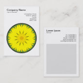 Mandala Motif 018 Visitenkarte (Vorne/Hinten)