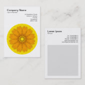 Mandala Motif 020 Visitenkarte (Vorne/Hinten)