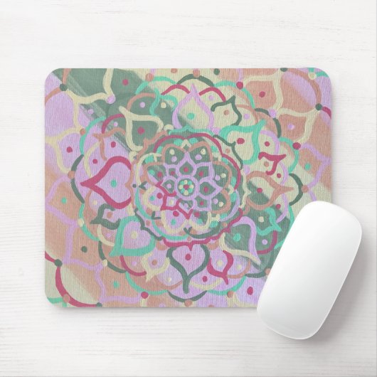 Mandala Mouse Pad Mousepad (Mit Mouse)