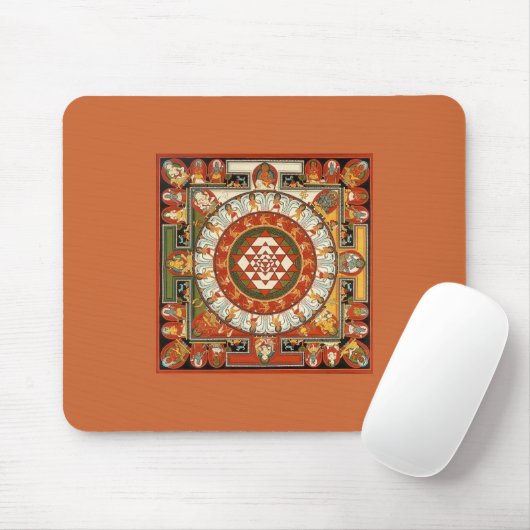 Mandala Mousepad (Mit Mouse)