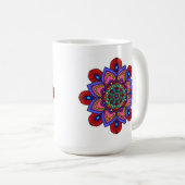 Mandala Mug Kaffeetasse (VorderseiteRechts)