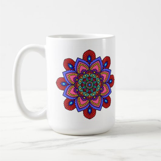 Mandala Mug Kaffeetasse (Links)