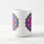Mandala Mug: Lotus Bloom Mandala Kaffeetasse (Mittel)