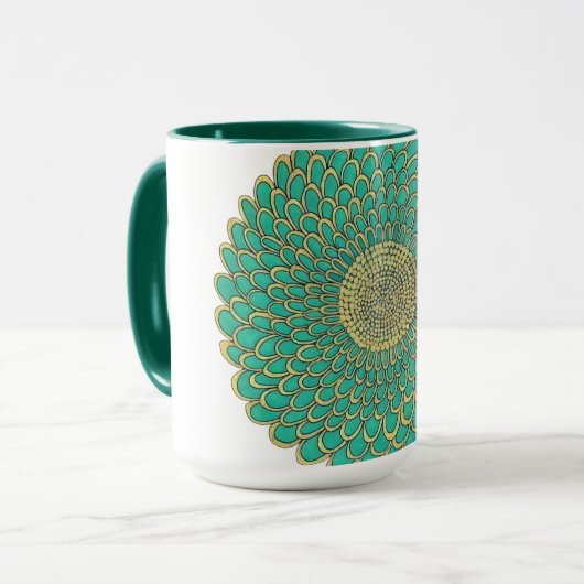 Mandala Mug Tasse (Vorderseite Links)