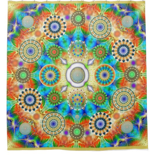 Mandala Multi Verse Duschvorhang (Vorderseite)