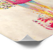 Mandala Mushroom Poster (Ecke)