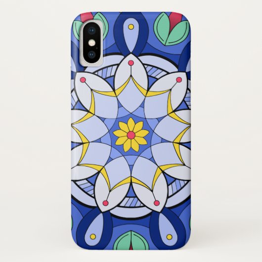 Mandala Muster 01 Case-Mate iPhone Hülle (Rückseite)