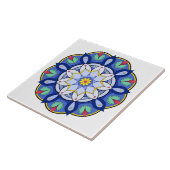 Mandala Muster 01 Fliese (Seite)