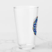 Mandala Muster 01 Glas (Rechts)