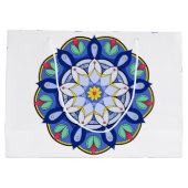 Mandala Muster 01 Große Geschenktüte (Rückseite)