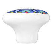 Mandala Muster 01 Keramikknauf (Seitenansicht)