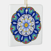 Mandala Muster 01 Keramikornament (Rechts)