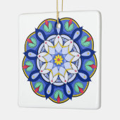 Mandala Muster 01 Keramikornament (Links)