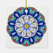 Mandala Muster 01 Keramikornament (Rückseite)