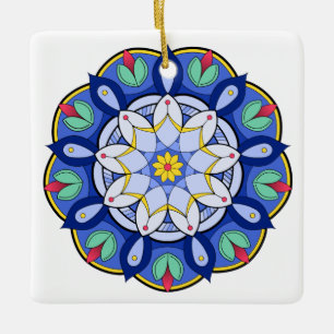 Mandala Muster 01 Keramikornament