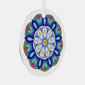 Mandala Muster 01 Ornament Aus Metall (Vorderseite Rechts)