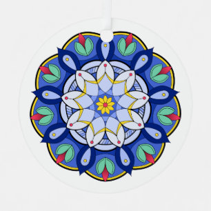 Mandala Muster 01 Ornament Aus Metall