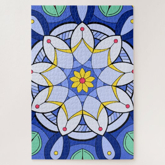 Mandala Muster 01 Puzzle (Vertikal)