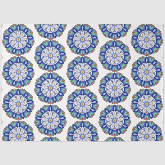 Mandala Muster 01 Seidenpapier (Vorderseite)