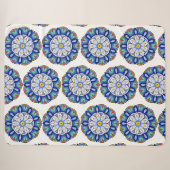 Mandala Muster 01 Sherpadecke (Vorderseite (Horizontal))