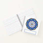 Mandala Muster 01 Spiral Notebook Notizblock (Innenseite)