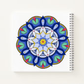 Mandala Muster 01 Spiral Notebook Notizblock (Rückseite)