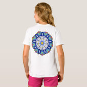 Mandala Muster 01 T-Shirt (Schwarz voll)