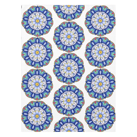 Mandala Muster 01 Tischdecke (Vorderseite)
