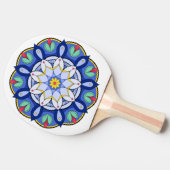 Mandala Muster 01 Tischtennis Schläger (Seitenansicht)