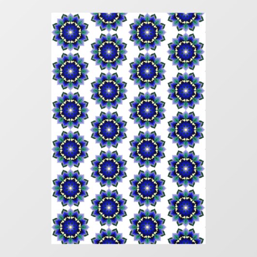 Mandala Muster 02 Fensteraufkleber (Blatt)