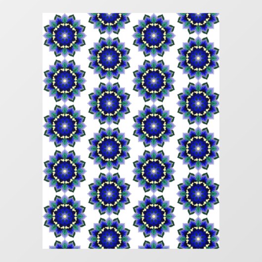 Mandala Muster 02 Fensteraufkleber (Blatt)