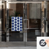 Mandala Muster 02 Fensteraufkleber (Büro Tür)