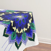 Mandala Muster 02 in dunkelblau Tablecloth Tischdecke (Beispiel)